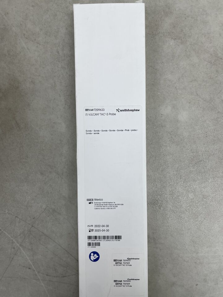 7209633 - SMITH & NEPHEW - Vulcan TAC-S Electrothermal Probe, (BX/1) - ( Expiry Date: 2025-04-30 )