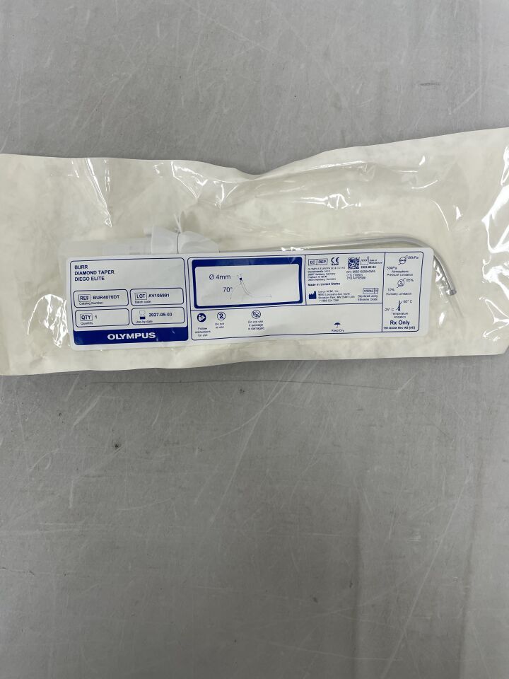 BUR4070DT - OLYMPUS - diego elite burr, 4mm, 70 degrees, diamond taper, (EA) - ( Expiry Date: 2027-05-03 )