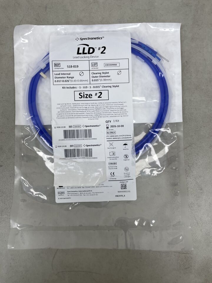 518-019 - SPECTRANETICS - LLD #2 Lead Locking Device, (EA) - ( Expiry Date: 2026-10-08 )