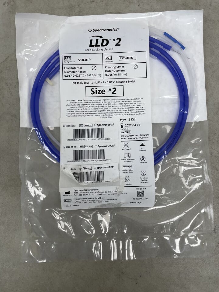 518-019 - SPECTRANETICS - LLD #2 Lead Locking Device, (EA) - ( Expiry Date: 2027-04-02 )