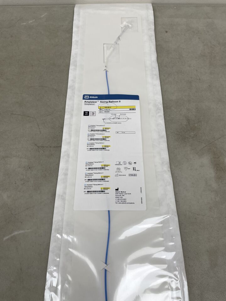 9-SB-018 - ABBOTT - SJM Amplatzer 6F Sizing Balloon II, (EA) - ( Expiry Date: 2023-10-31 )