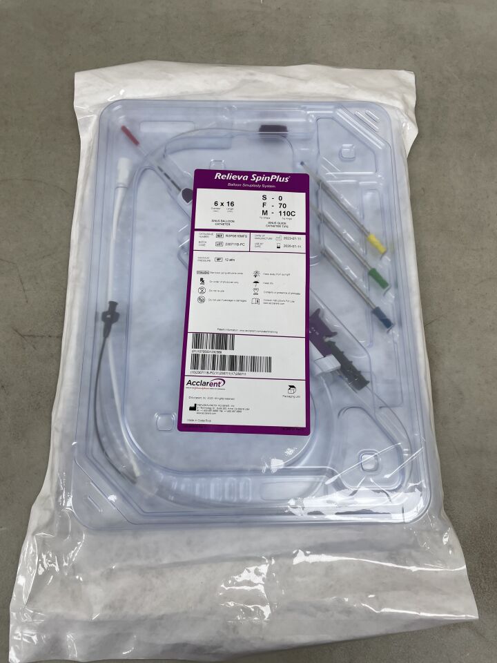 RSP0616MFS - ACCLARENT - RELIEVA SPINPLUS BALLOON SINUPLASTY SYSTEM, 6x16 3 GUIDE KIT, (EA) - ( Expiry Date: 2024-01-31 )