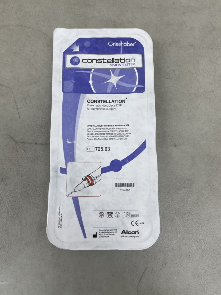 725.03 - ALCON - Grieshaber Constellation Pneumatic Handpiece DSP, (EA) - ( Expiry Date: 2024-01-31 )