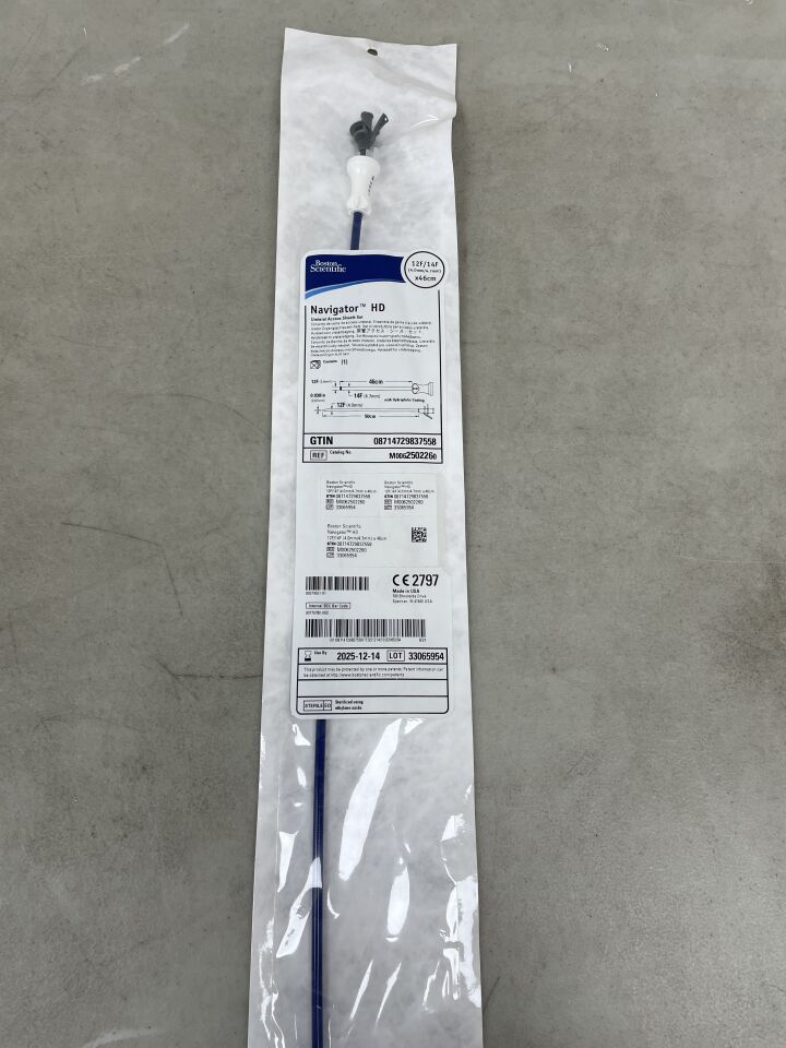 250226 - BOSTON SCIENTIFIC - Navigator HD Ureteral Access Sheath Set - 12Fr/14Fr x 46cm, (EA) - ( Expiry Date: 2025-12-28 )