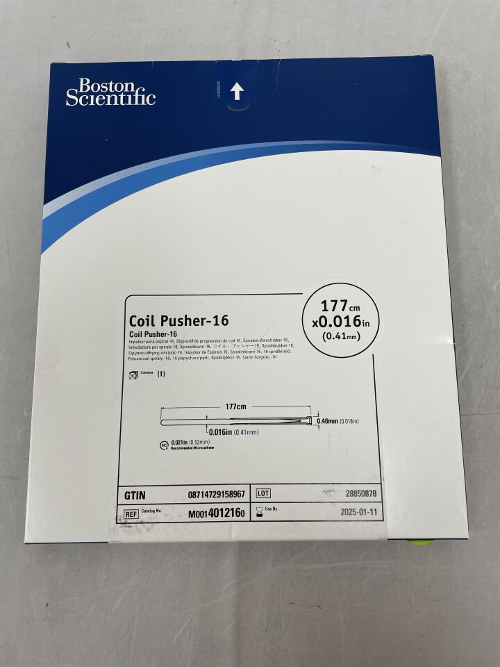 401216 - BOSTON SCIENTIFIC - Coil Pusher-16 - 177cm x .016", (BX/1) - ( Expiry Date: 2025-12-28 )