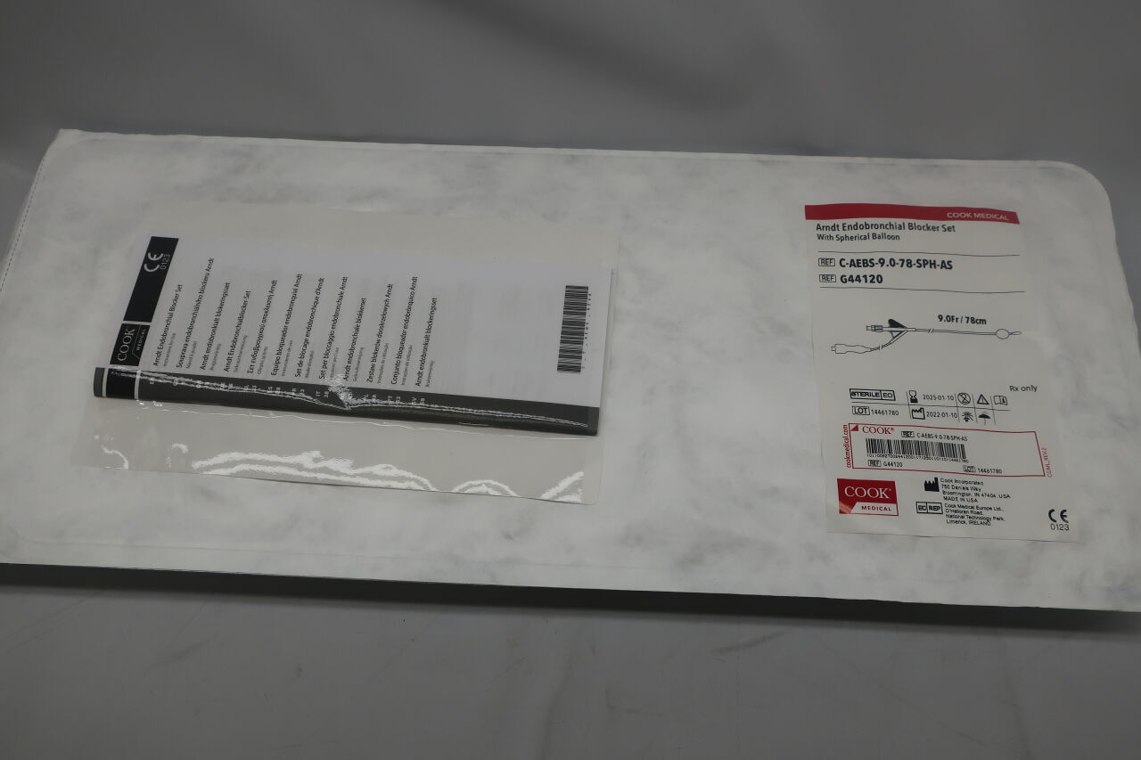 G44120 - COOK - Arndt Endobronchial Blocker Set with Spherical Balloon - C-AEBS-9.0-78-SPH-AS - 9Fr x 78cm, (EA) - ( Expiry Date: 2025-09-14 )