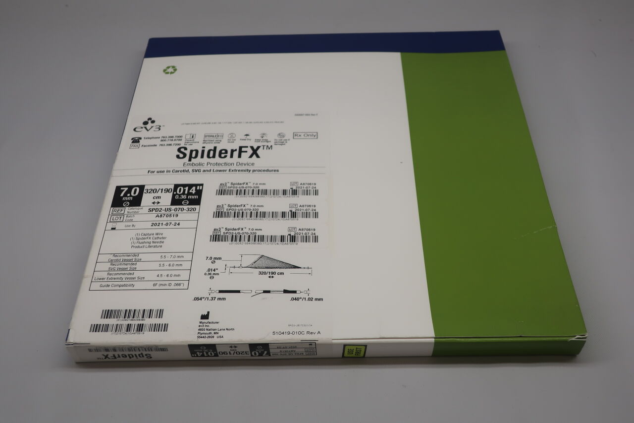 SPD2-US-070-320 - COVIDIEN - SpiderFX Embolic Protection Device, 7 mm Filter Size, (BX/1) - ( Expiry Date: 2025-09-23 )