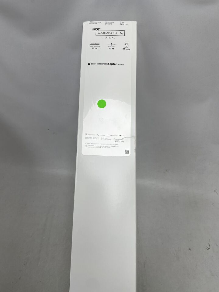GSX0020A - GORE - Cardioform Septal Occluder 10F x 75cm, 20mm, (BX/1) - ( Expiry Date: 2025-08-24 )