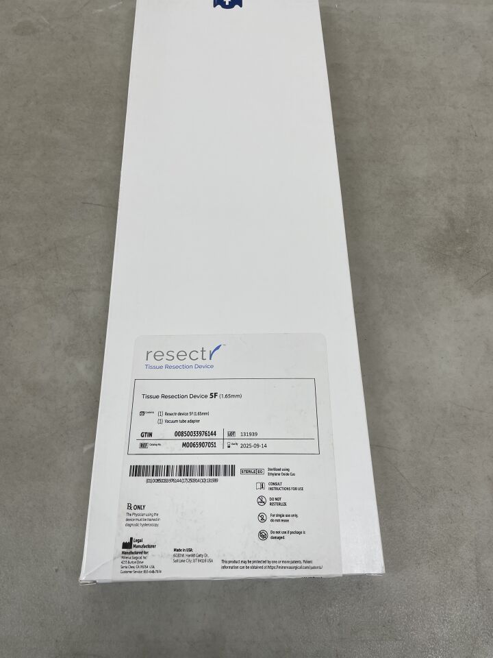 590705 - MINERVA SURGICAL - RESECTR Tissue Ressection Device, 5F/1.65mm, (BX/1) - ( Expiry Date: 2025-07-29 )