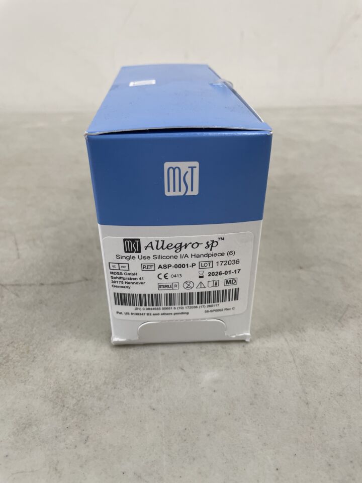 ASP-0001-P - MST - Allegro SP Silicone I/A Handpiece, (BX/6) - ( Expiry Date: 2024-05-29 )
