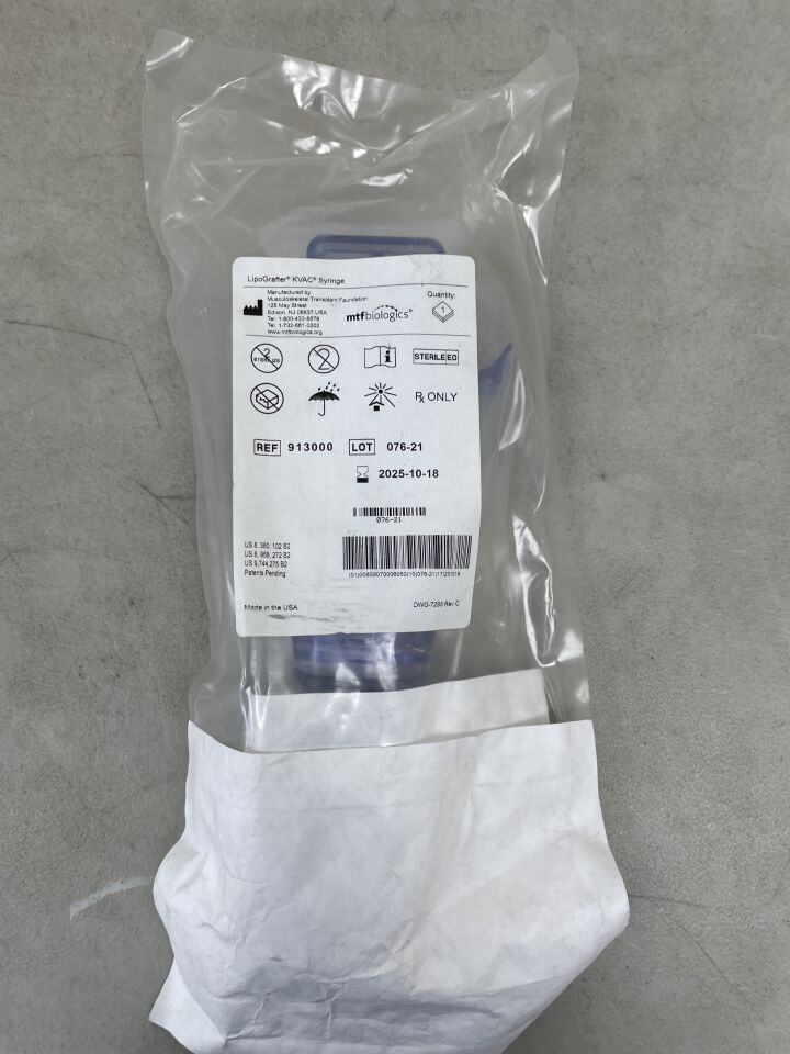 913000 - MTF BIOLOGICS - LipoGrafter Kit, (EA) - ( Expiry Date: 2024-06-30 )