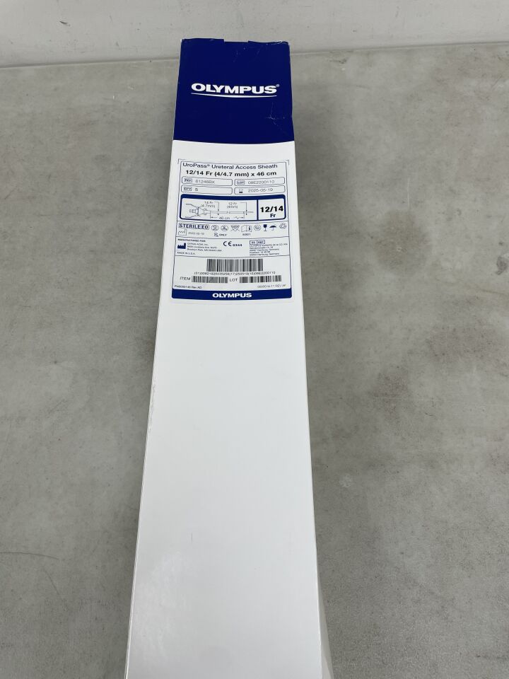 61246BX - OLYMPUS - UroPass Ureteral Access Sheath 12/14F x 46cm, (BX/5) - ( Expiry Date: 2025-06-23 )