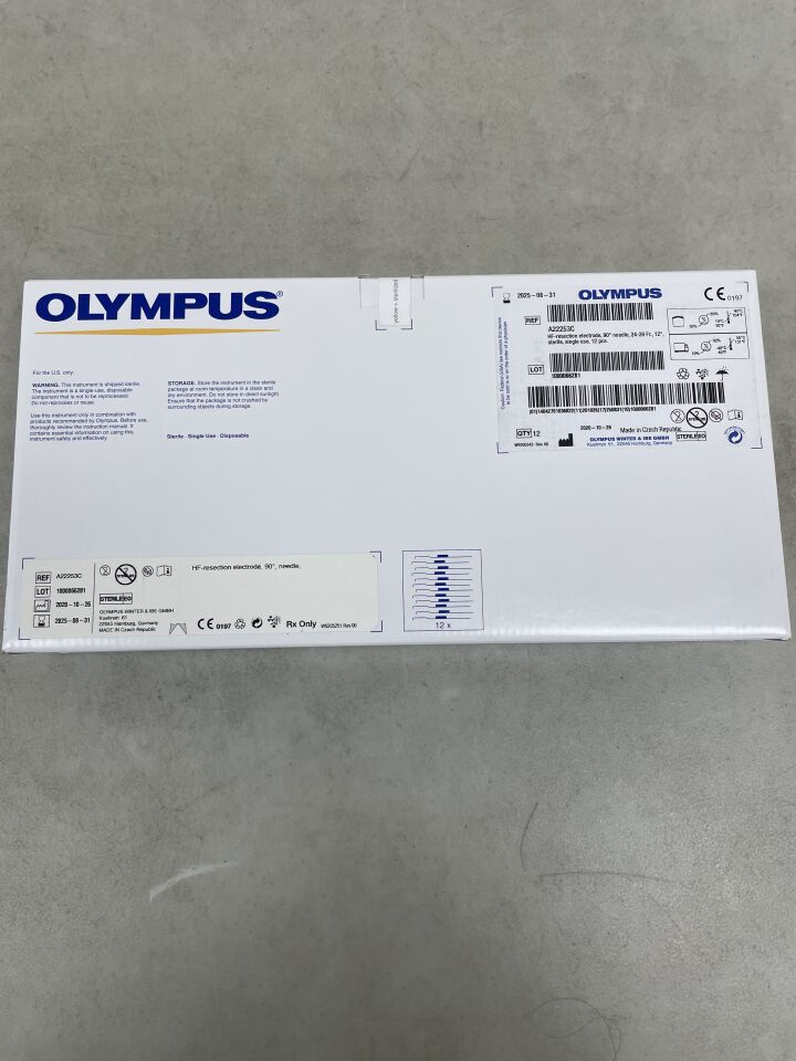 A22253C - OLYMPUS - HF Resection Electrode, 24 to 28 Fr Size, 90 Degree Needle
, (BX/6) - ( Expiry Date: 2025-12-07 )