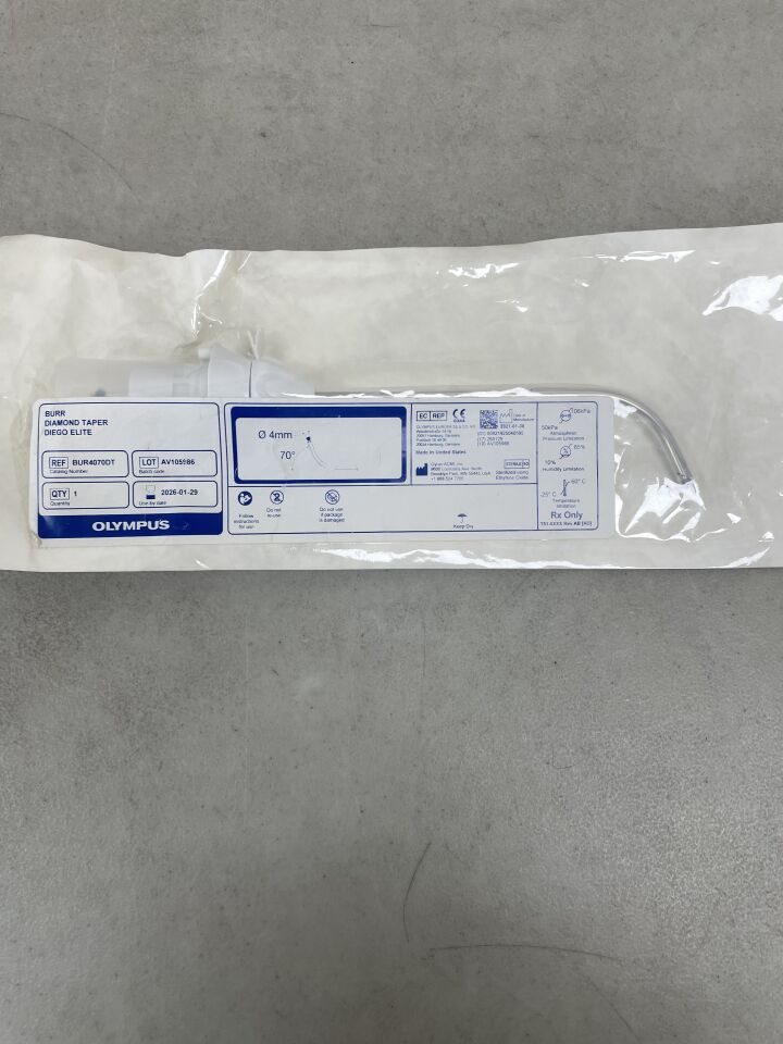 BUR4070DT - OLYMPUS - diego elite burr, 4mm, 70 degrees, diamond taper, (EA) - ( Expiry Date: 2025-10-04 )