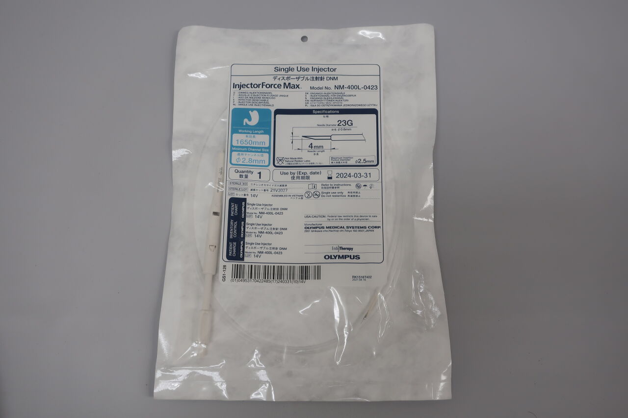 NM-400L-0423 - OLYMPUS - InjectorForce Max Injection Needle, 4mm x 23G, (EA) - ( Expiry Date: 2026-01-03 )