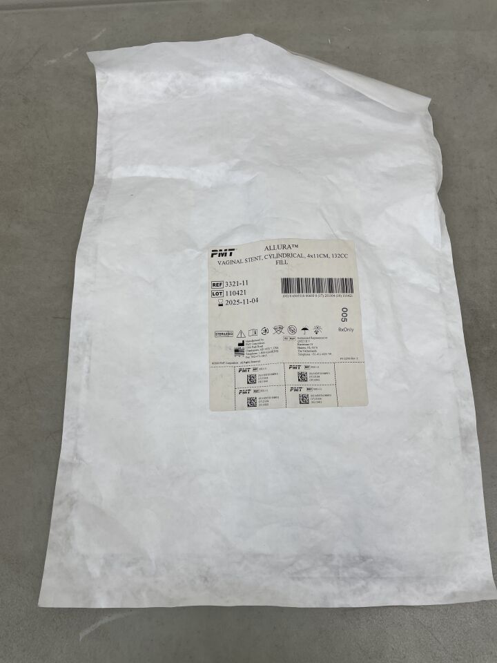 3321-11 - PMT - vaginal stent, cylindrical, 4x11cm, 132cc fill, (EA) - ( Expiry Date: 2026-01-03 )