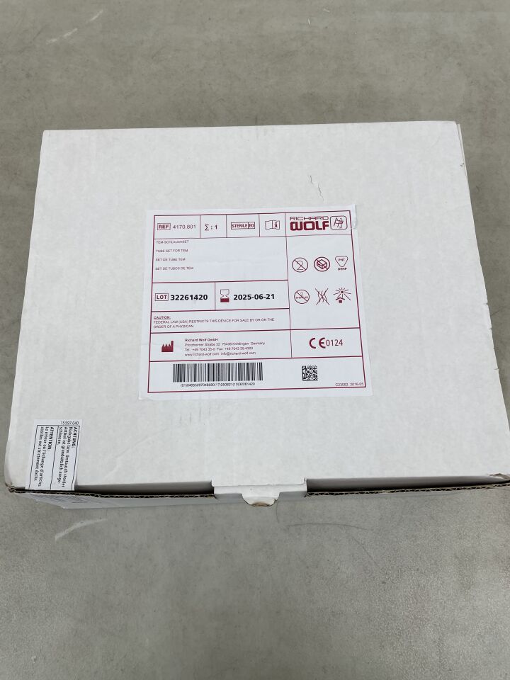 4170.801 - RICHARD WOLF - Tube Set Kit For TEM, (BX/1) - ( Expiry Date: 2025-02-11 )
