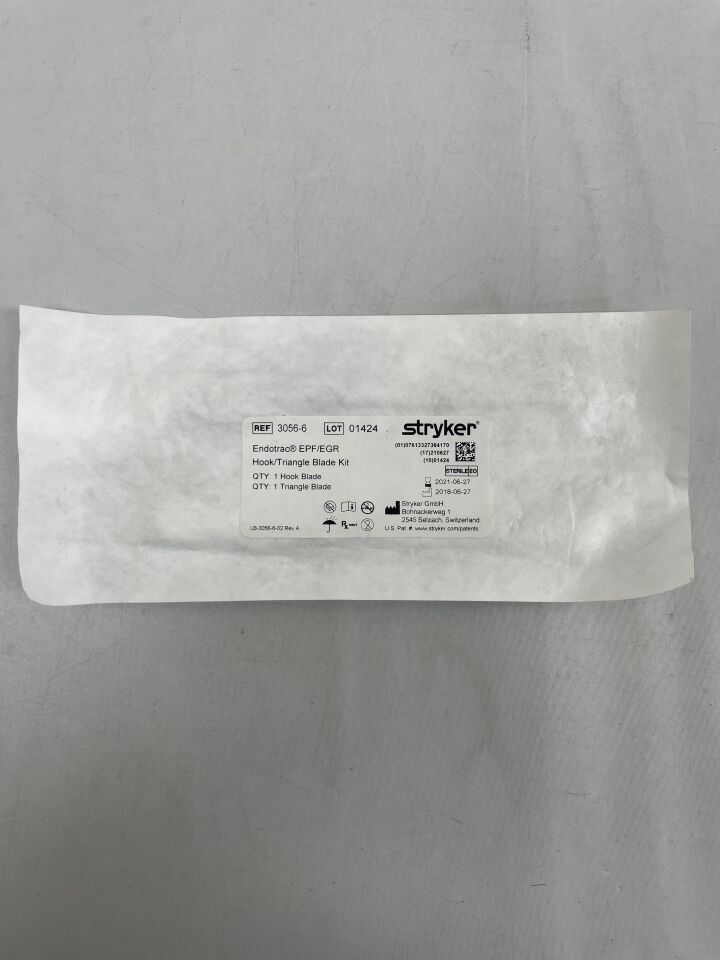 3056-6 - STRYKER - Endotrac EPF/EGR Hook /Triangle Blade Kit, (EA) - ( Expiry Date: 2025-10-25 )