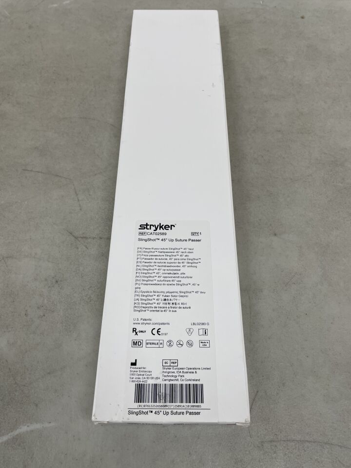 CAT02589 - STRYKER - SlingShot 45° Up Suture Passer, (BX/1) - ( Expiry Date: 2025-07-13 )