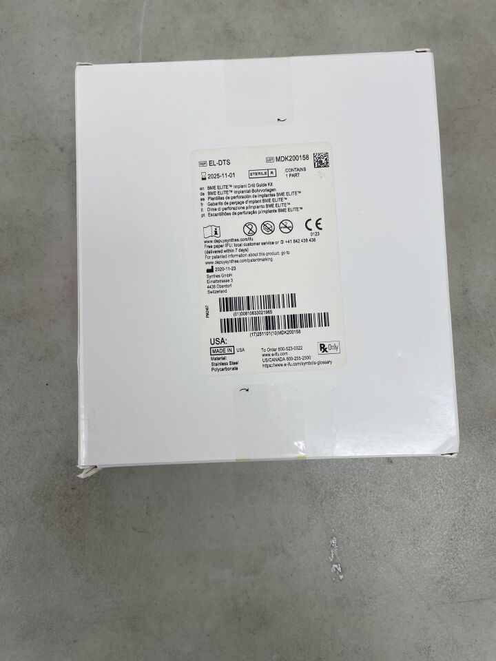 EL-DTS - SYNTHES - elite compression implant drilling templates, (BX/1) - ( Expiry Date: 2025-09-18 )