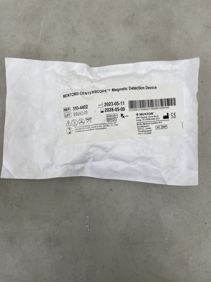 350-4402 - MENTOR - CENTERSCOPE Magnetic Detection Device, (EA) - ( Expiry Date: 2028-05-09 )