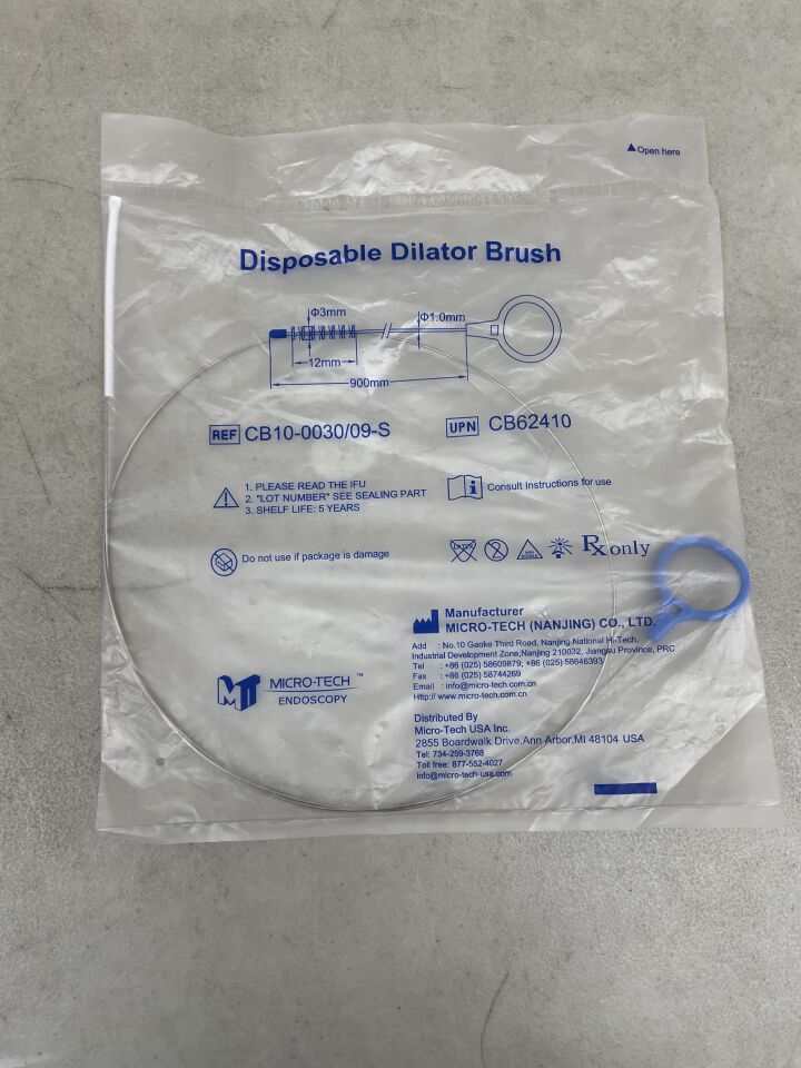 CB10-0030/09-S - MICRO-TECH - Dilator Cleaning Brush, 0.6 x 900 x 4mm, (EA) - ( Expiry Date: 2099-12-31 )