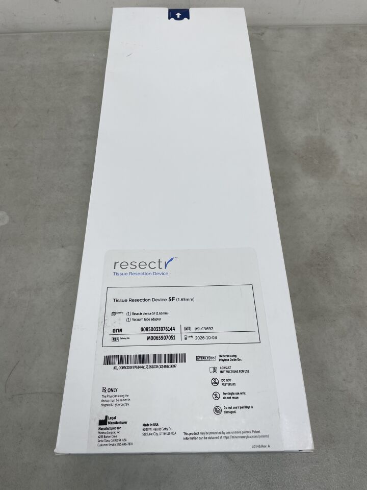 590705  -  MINERVA SURGICAL  -  RESECTR Tissue Ressection Device, 5F/1.65mm , ( BX/1 )  -  ( Expiry Date : 2026-10-03 )