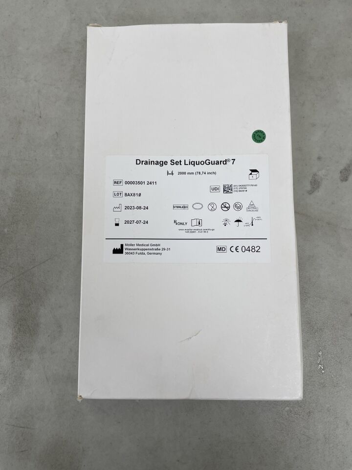 00003501 2411 - MLLER MEDICAL - Drainage Set LiquoGuard 7, 2000mm, (BX/1) - ( Expiry Date: 2027-07-24 )