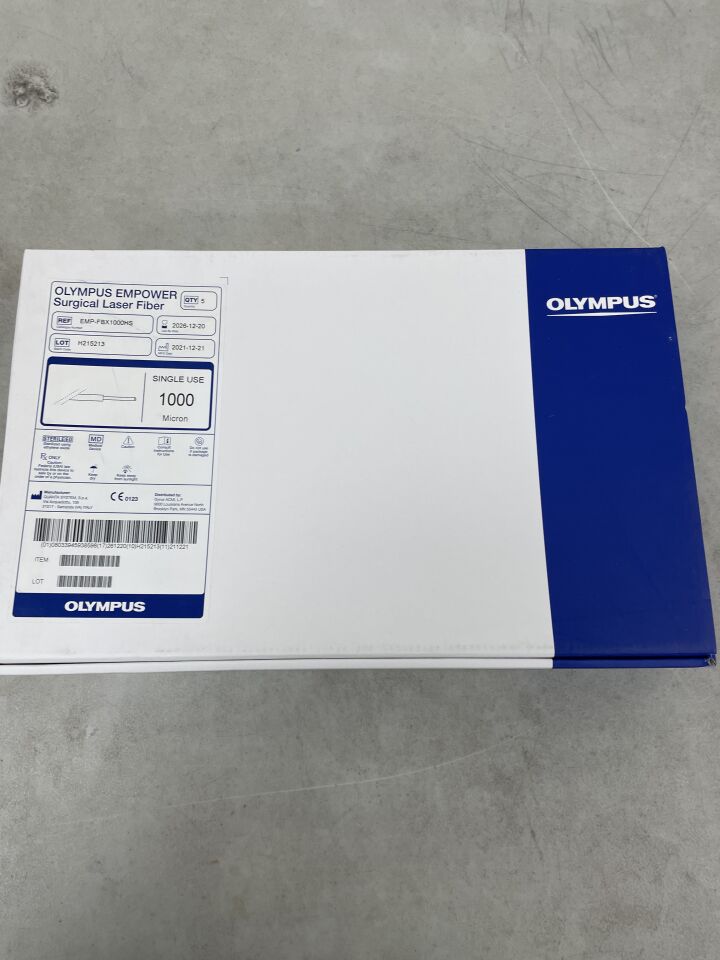 EMP-FBX1000HS - OLYMPUS - Empower Surgical Laser Fiber, 1000 Micron, (BX/5) - ( Expiry Date: 2026-12-20 )