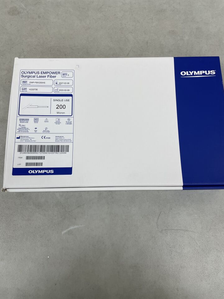 EMP-FBX200HS - OLYMPUS - Empower Surgical Laser Fiber, 200 Micron, (BX/5) - ( Expiry Date: 2027-02-08 )