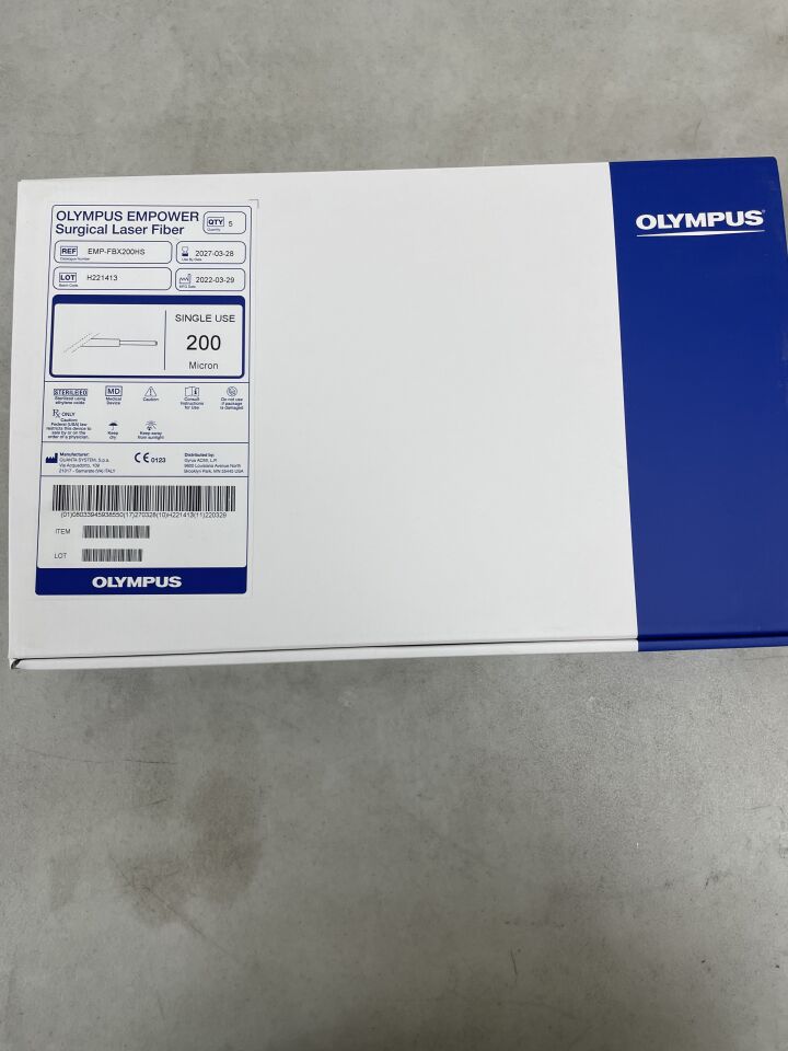 EMP-FBX200HS - OLYMPUS - Empower Surgical Laser Fiber, 200 Micron, (BX/5) - ( Expiry Date: 2027-03-28 )