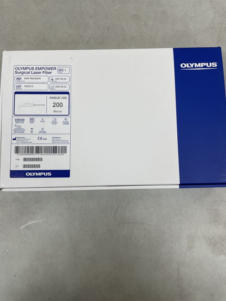EMP-FBX200HS - OLYMPUS - Empower Surgical Laser Fiber, 200 Micron, (BX/5) - ( Expiry Date: 2027-05-23 )