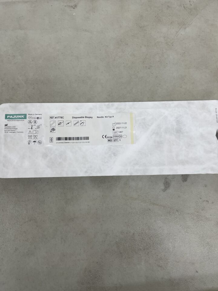 41778C - PAJUNK - Disposable Biopsy Needle with Marker Plates, Typ A, (EA) - ( Expiry Date: 2027-11-21 )