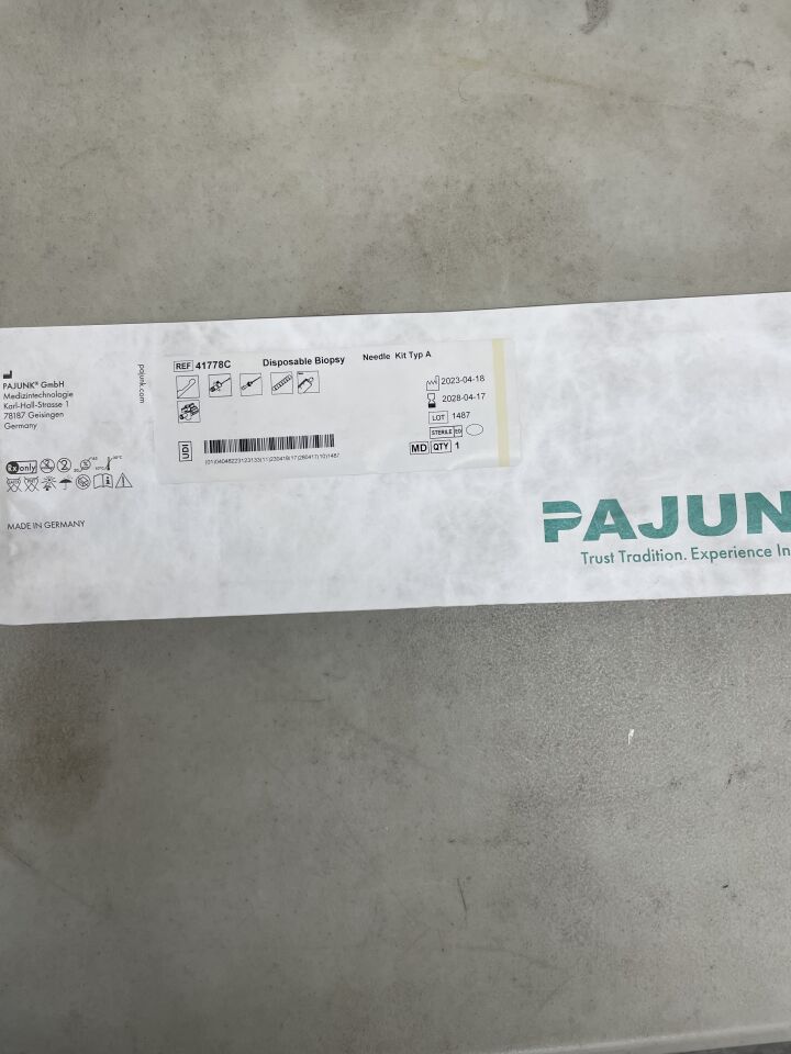 41778C - PAJUNK - Disposable Biopsy Needle with Marker Plates, Typ A, (EA) - ( Expiry Date: 2028-04-17 )