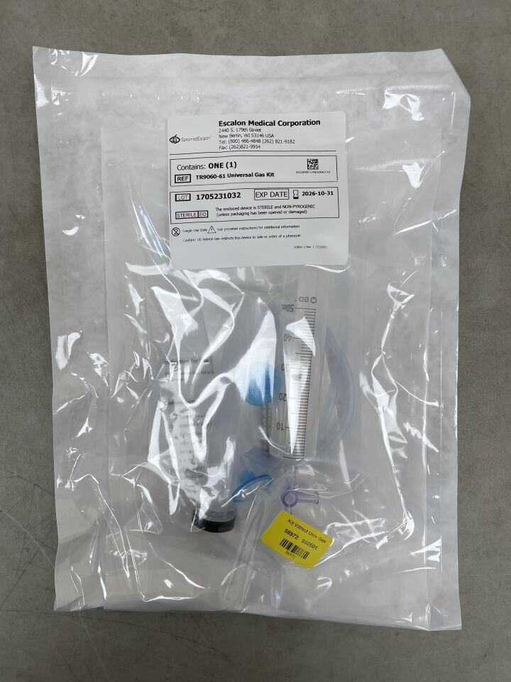 TR9060-61 - ESCALON MEDICAL - Universal Gas Mixing Kit, (EA) - ( Expiry Date: 2026-10-31 )