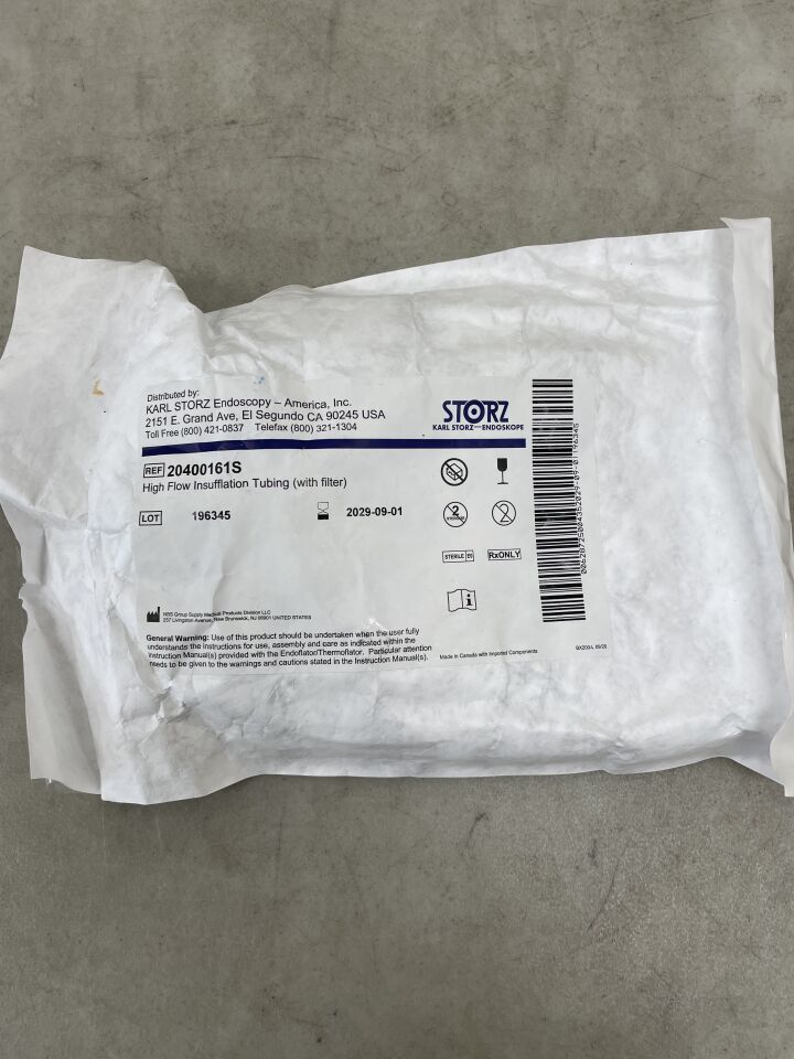 20400161S - STORZ - High Flow Insufflation Tubing w/Filter, (EA) - ( Expiry Date: 2029-09-01 )