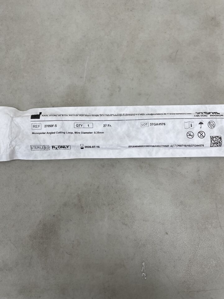27050F-S - STORZ - 27F Cutting Loop, 0.35", (EA) - ( Expiry Date: 2026-07-16 )