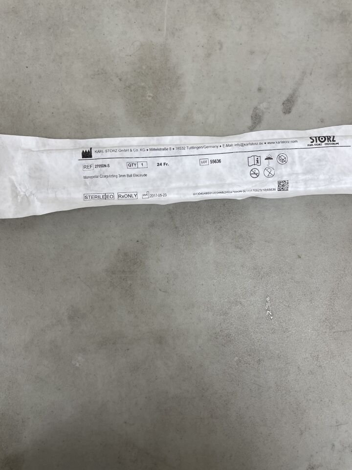 27050N-S - STORZ - 24F Monopolar Coagulating Ball Electrode 3mm, (EA) - ( Expiry Date: 2099-12-31 )