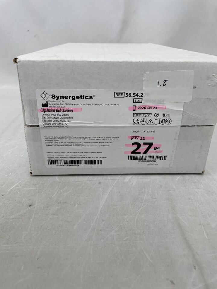 56.54.27P - SYNERGETICS - 27G Oshima Vivid Chandelier, (BX/12) - ( Expiry Date: 2026-08-23 )