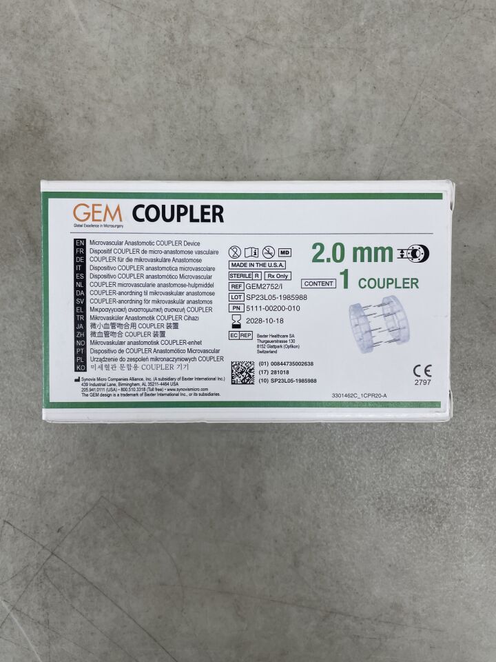 GEM2752 I - SYNOVIS - gem coupler, 2.0mm, () - ( Expiry Date: 2028-10-18 )