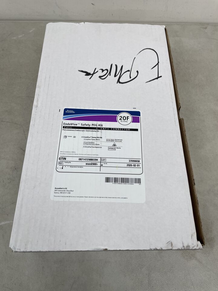 0900 - BOSTON SCIENTIFIC - EndoVive Safety Percutaneous Endoscopic Gastrostomy Kit, 20F, Pull, ENFit Connector, () - ( Expiry Date: 2026-02-01 )