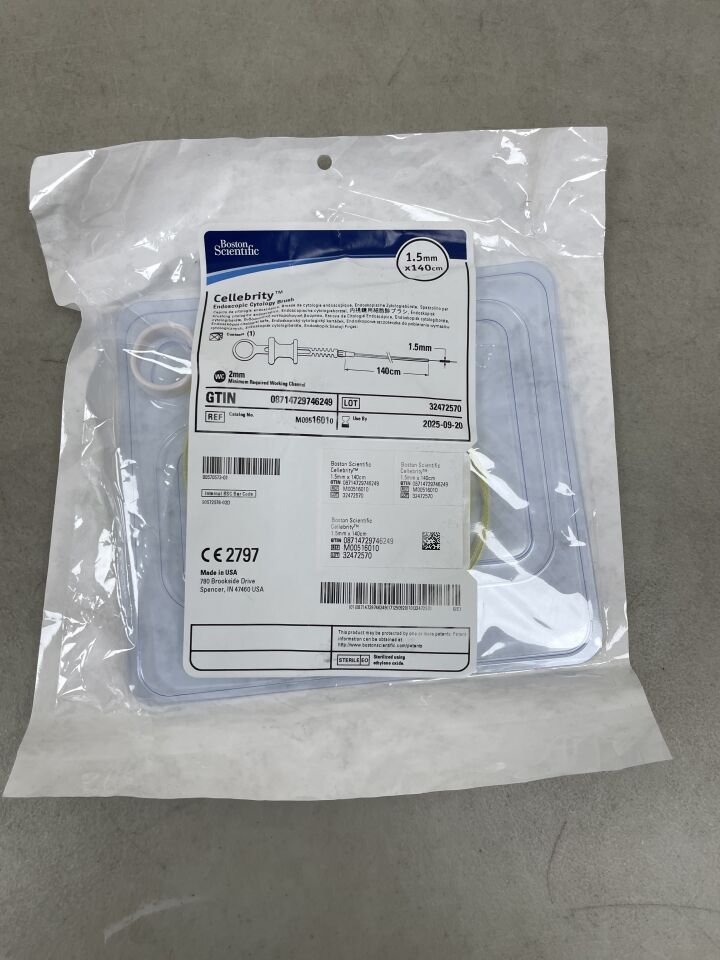 1601 - BOSTON SCIENTIFIC - Cellebrity Endoscopic Cytology Brush - 1.5mm x 140cm, (EA) - ( Expiry Date: 2025-09-20 )
