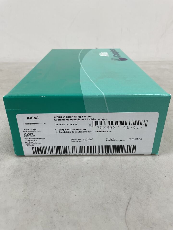 519650 - COLOPLAST - Altis Single Incision Sling System, (BX/1) - ( Expiry Date: 2026-01-18 )