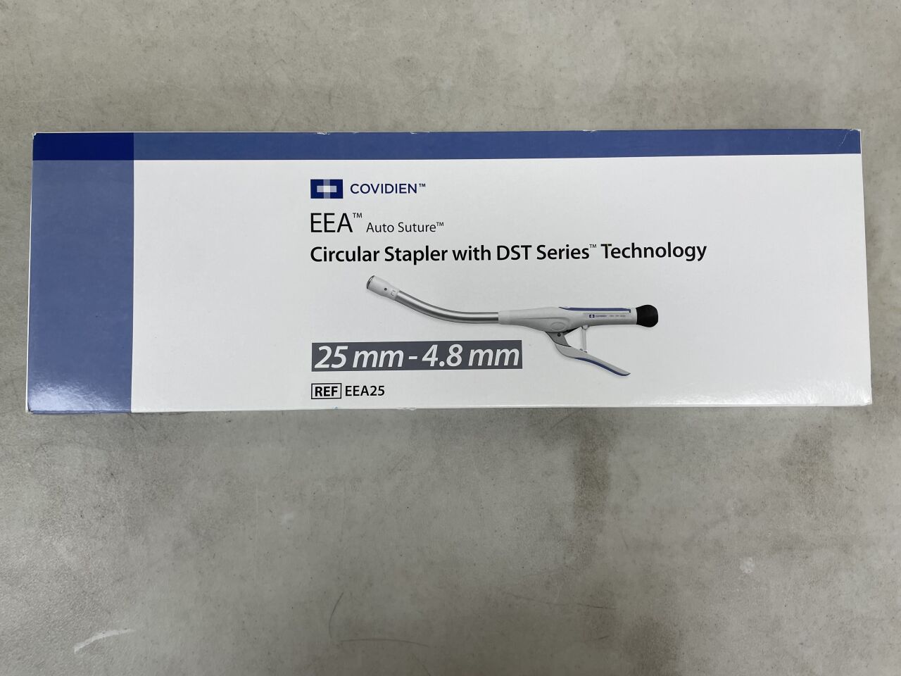 EEA25 - COVIDIEN - EEA Single-Use Tilt-Top Anvil Circular Stapler with DST Series Technology, 25 mm Size, (BX/1) - ( Expiry Date: 2025-12-31 )