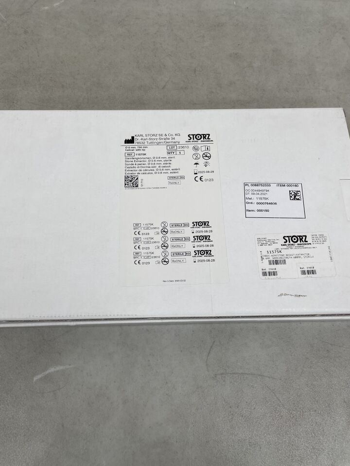 11575K - STORZ - Three-Wire Stone Basket / Extractor 0.6mm, 600mm, (BX/1) - ( Expiry Date: 2025-08-28 )