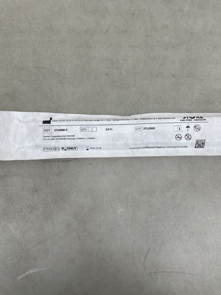 27040NB-S - STORZ - Half-Moon Bipolar Vaporization Electrode, 24/26 Fr Size, (EA) - ( Expiry Date: 2025-10-16 )