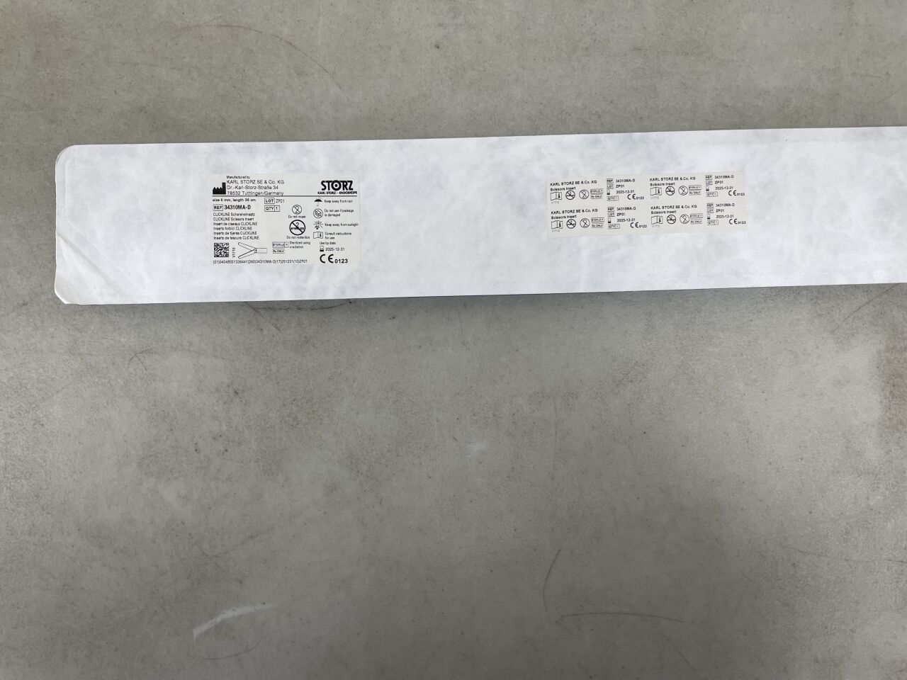 34310MA-D - STORZ - Clickline Sterile Scissor Insert with Outer Sheath, 36 cm Length, (EA) - ( Expiry Date: 2025-12-31 )