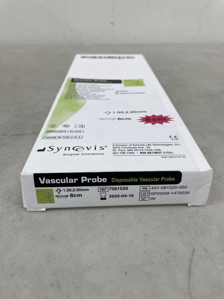 7081520 - SYNOVIS - Vascular Probe 2mm X 8cm, (BX/5) - ( Expiry Date: 2025-04-16 )