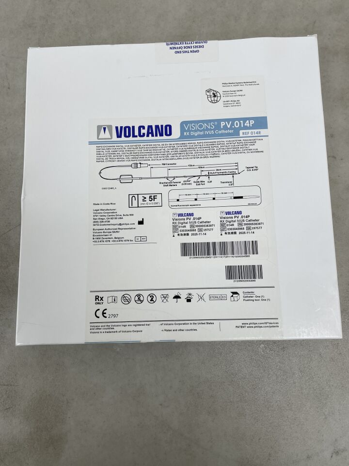 014R - VOLCANO - Visions PV .014P RX Digital IVUS 150cm, 5F, (BX/1) - ( Expiry Date: 2025-11-14 )