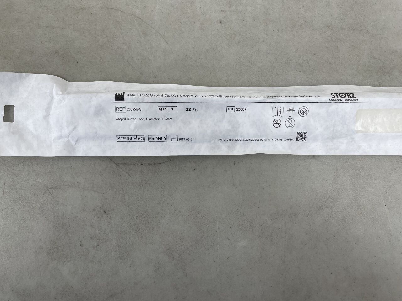 26055G-S - STORZ - Angled Cutting Loop, 22 Fr Size, (EA) - ( Expiry Date: 2099-12-31 )